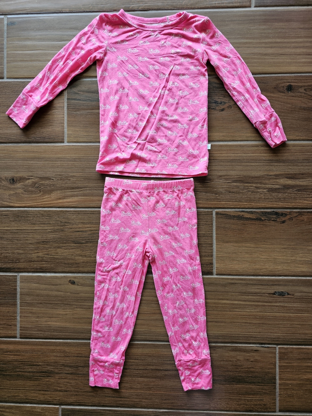 Posh Peanut Barbie Long Sleeve Pajamas 3T